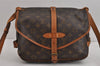 Authentic Louis Vuitton Monogram Saumur 30 Shoulder Cross Bag M42256 LV 2640J