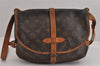 Authentic Louis Vuitton Monogram Saumur 30 Shoulder Cross Bag M42256 LV 2640J