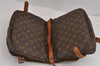 Authentic Louis Vuitton Monogram Saumur 30 Shoulder Cross Bag M42256 LV 2640J