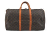 Authentic Louis Vuitton Monogram Keepall 50 Travel Boston Bag M41426 LV 2640K