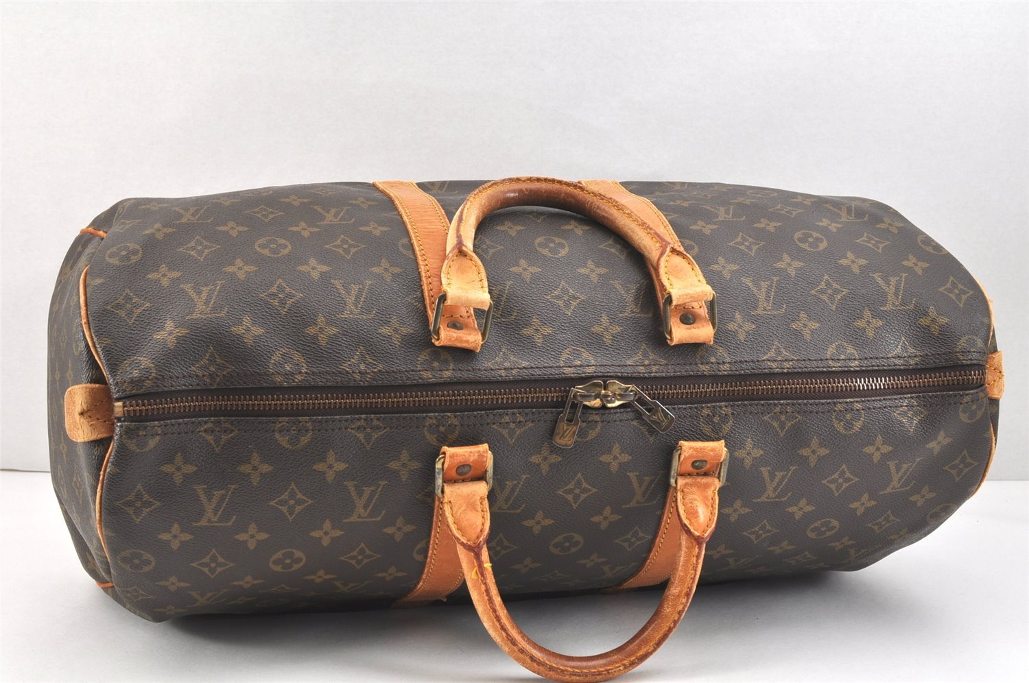 Authentic Louis Vuitton Monogram Keepall 50 Travel Boston Bag M41426 LV 2640K