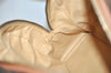 Authentic CELINE Macadam Blason Pattern Hand Boston Bag PVC Leather Brown 2641I