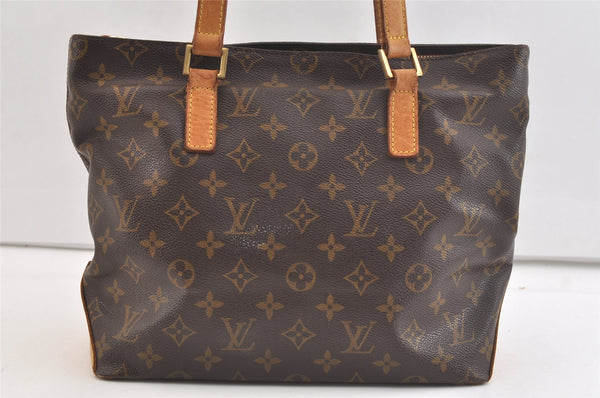 Authentic Louis Vuitton Monogram Cabas Piano Shoulder Tote Bag M51148 Junk 2641K