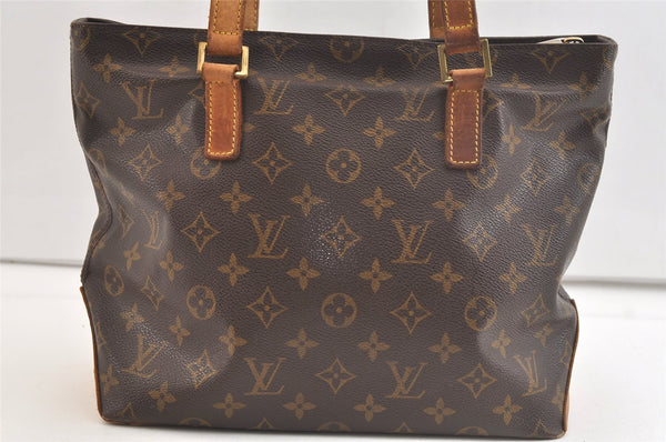 Authentic Louis Vuitton Monogram Cabas Piano Shoulder Tote Bag M51148 Junk 2641K