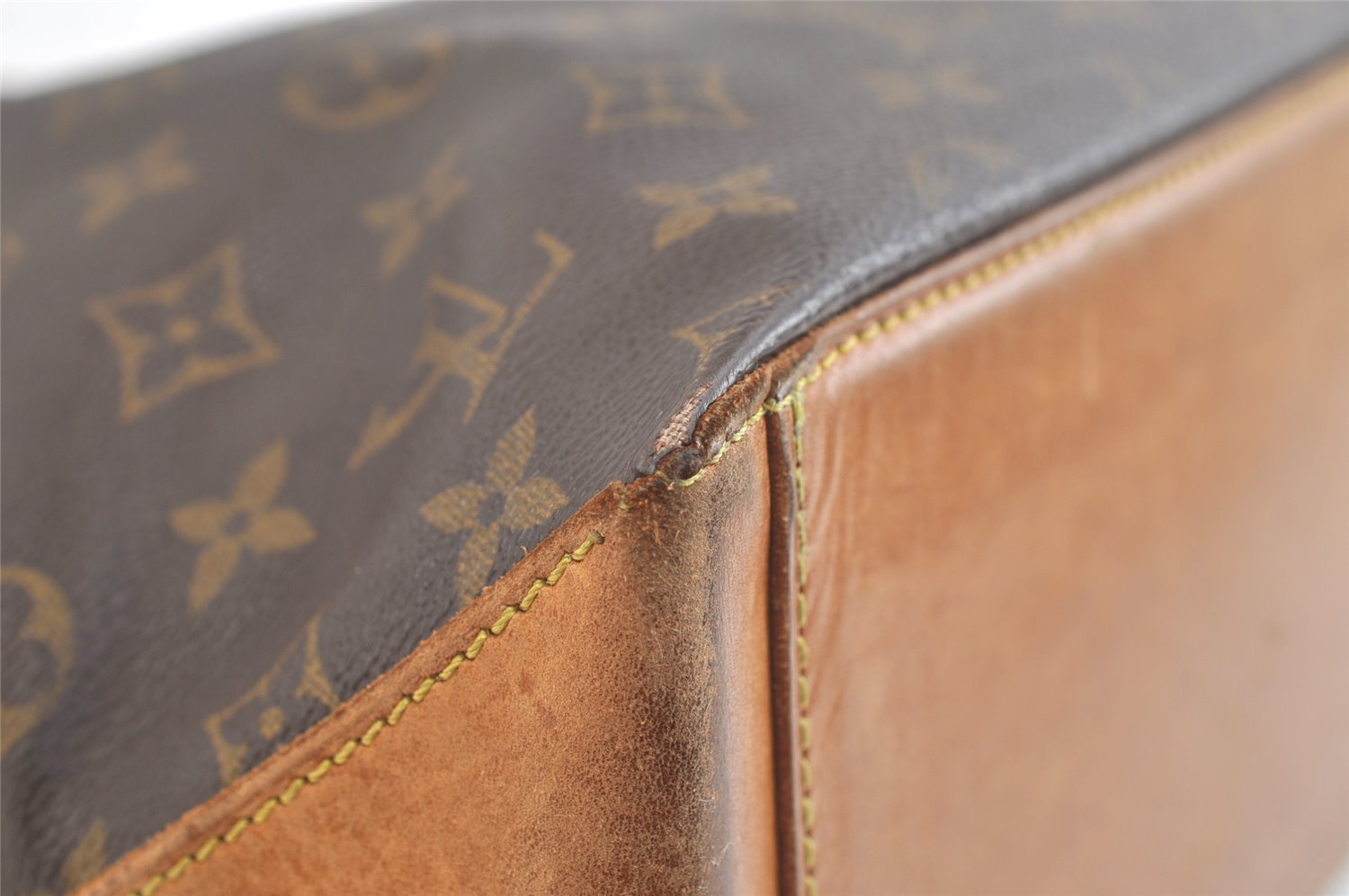 Authentic Louis Vuitton Monogram Cabas Piano Shoulder Tote Bag M51148 Junk 2641K