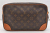 Authentic Louis Vuitton Monogram Compiegne 28 Clutch Hand Bag M51845 LV 2642J