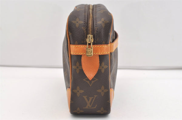 Authentic Louis Vuitton Monogram Compiegne 28 Clutch Hand Bag M51845 LV 2642J