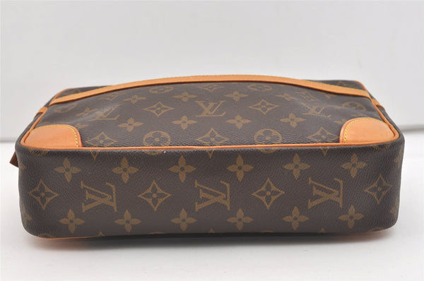Authentic Louis Vuitton Monogram Compiegne 28 Clutch Hand Bag M51845 LV 2642J
