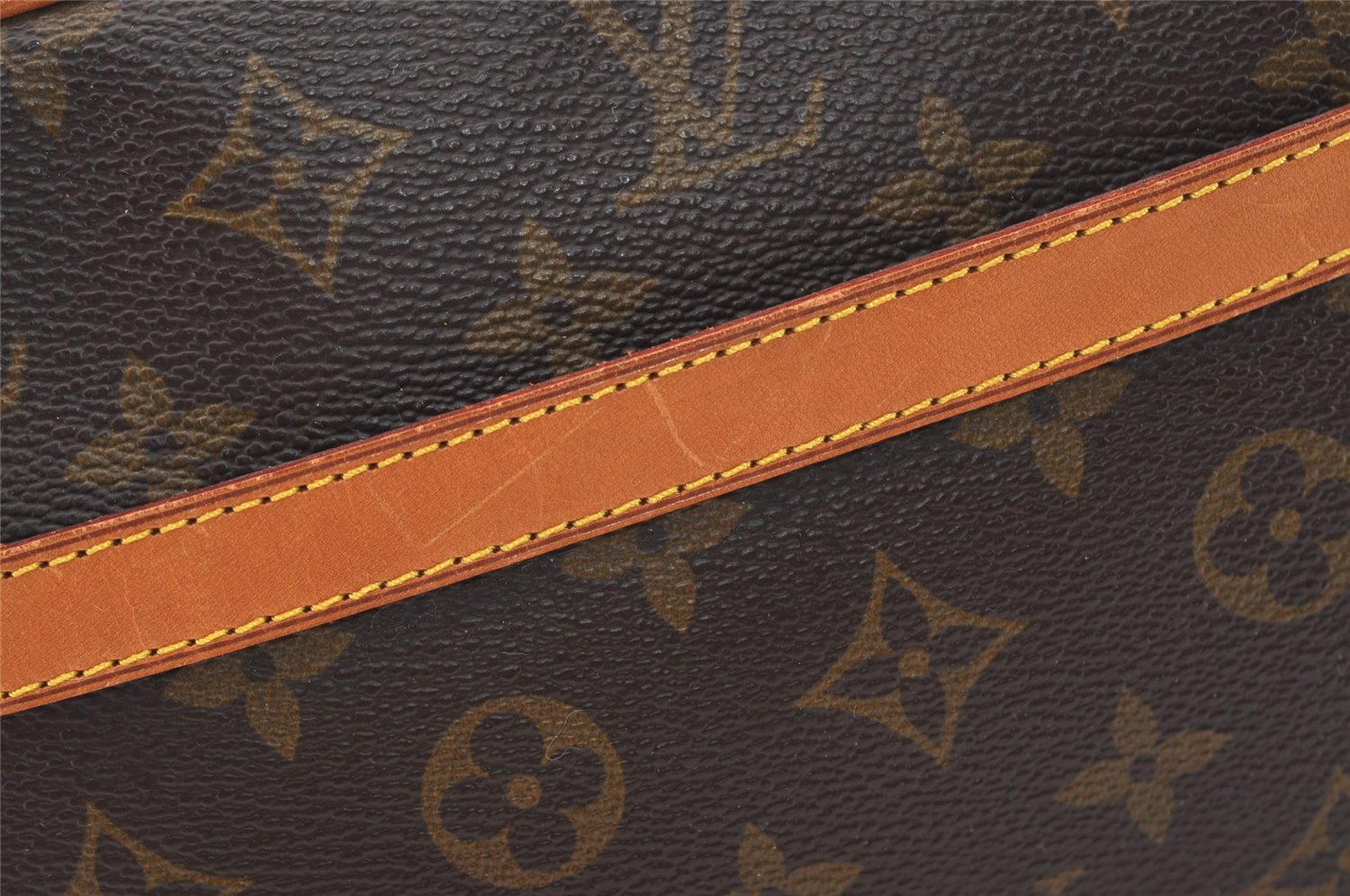 Authentic Louis Vuitton Monogram Compiegne 28 Clutch Hand Bag M51845 LV 2642J