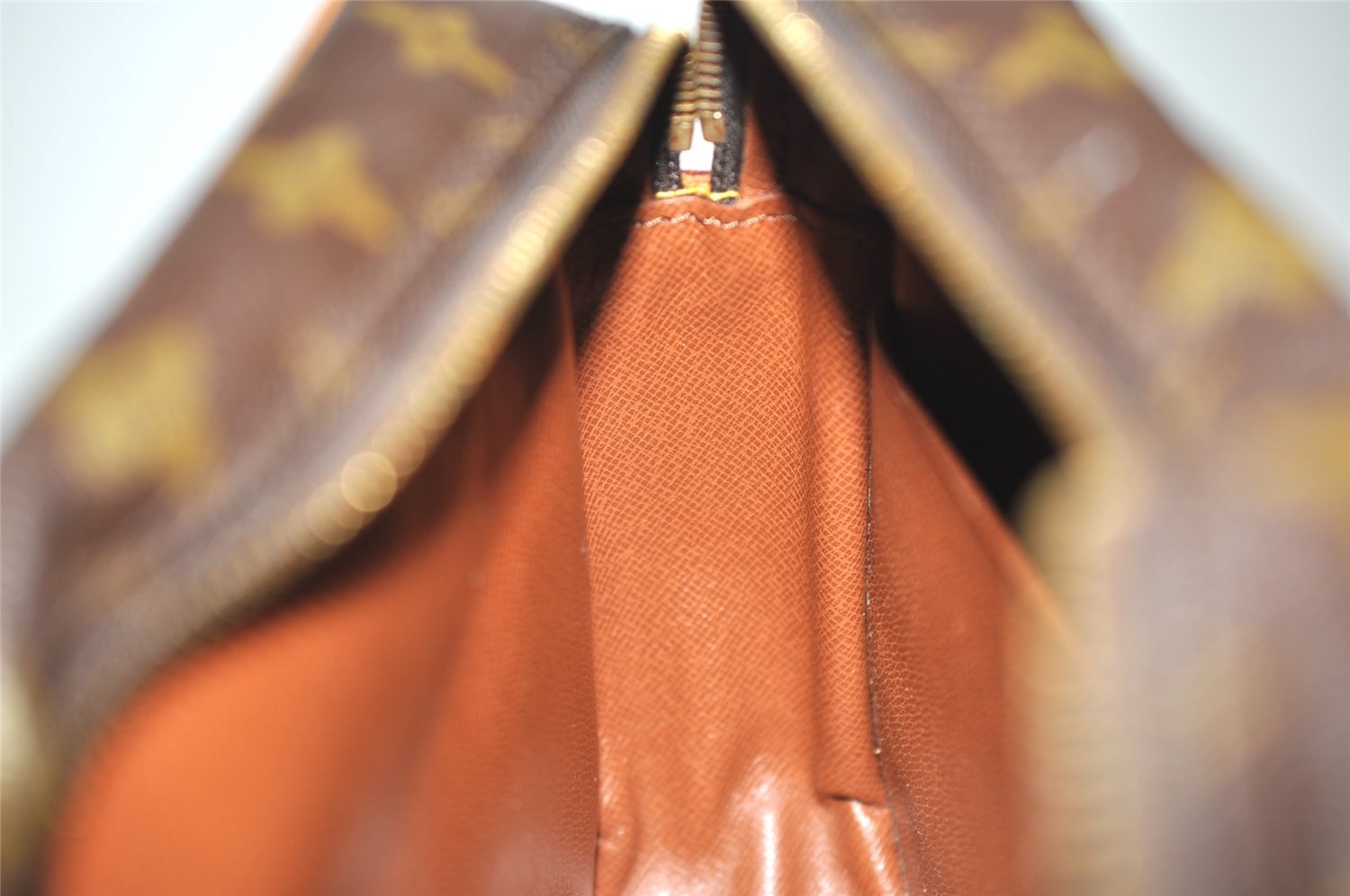 Authentic Louis Vuitton Monogram Compiegne 28 Clutch Hand Bag M51845 LV 2642J