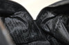 Authentic CHANEL Cotton Leather CoCo Mark Chain Hand Bag Purse Black 2644I