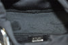 Authentic FENDI Vintage Shoulder Hand Bag Purse Jersey Leather Black 2645I