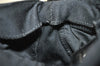 Authentic FENDI Vintage Shoulder Hand Bag Purse Jersey Leather Black 2645I