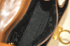 Authentic Salvatore Ferragamo Gancini Leather 2Way Shoulder Hand Bag Brown 2645K