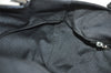 Authentic FENDI Vintage Jersey Leather Shoulder Tote Bag Purse Black 2646I