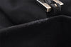 Authentic FENDI Vintage Jersey Leather Shoulder Tote Bag Purse Black 2646I
