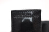 Authentic FENDI Vintage Jersey Leather Shoulder Tote Bag Purse Black 2646I