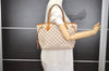 Authentic Louis Vuitton Damier Azur Neverfull PM Tote Bag N51110 LV 2647I