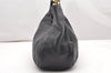 Authentic GUCCI Guccissima Charlotte Shoulder Bag GG Leather 203504 Black 2648K