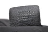 Authentic GUCCI Guccissima Charlotte Shoulder Bag GG Leather 203504 Black 2648K
