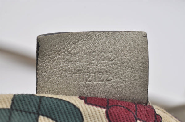 Authentic GUCCI Guccissima Abbey Shoulder Tote Bag GG Leather 211982 White 2649I