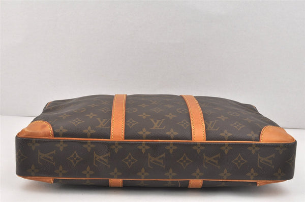 Authentic Louis Vuitton Monogram Porte Documents Voyage M53361 Briefcase 2649K