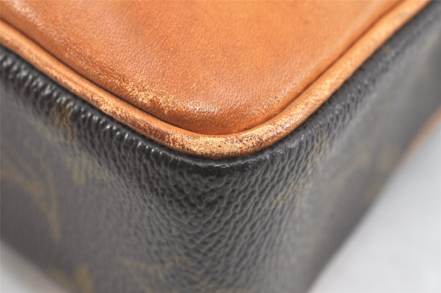 Authentic Louis Vuitton Monogram Porte Documents Voyage M53361 Briefcase 2649K