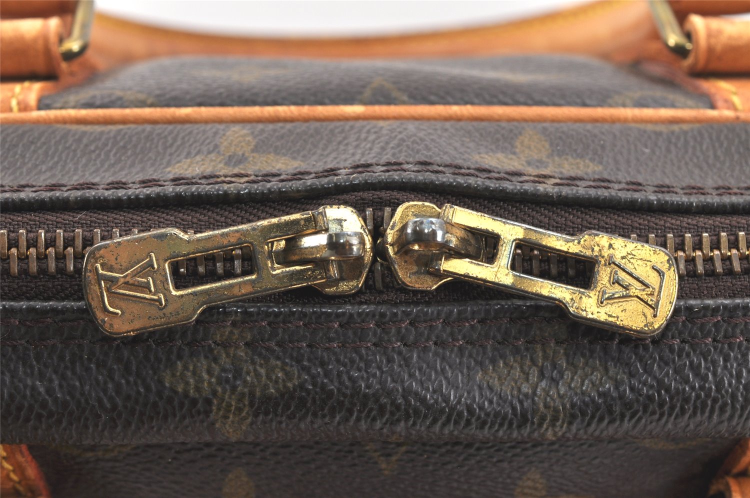 Authentic Louis Vuitton Monogram Porte Documents Voyage M53361 Briefcase 2649K