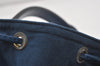 Authentic Louis Vuitton Epi Noe Shoulder Drawstring Bag Blue M44005 LV 2650I