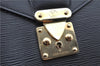 Auth Louis Vuitton Epi Serviette Ambassadeur Black Briefcase M54412 LV 2651G