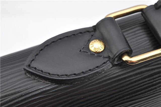Auth Louis Vuitton Epi Serviette Ambassadeur Black Briefcase M54412 LV 2651G