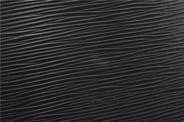 Auth Louis Vuitton Epi Serviette Ambassadeur Black Briefcase M54412 LV 2651G