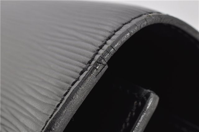 Auth Louis Vuitton Epi Serviette Ambassadeur Black Briefcase M54412 LV 2651G