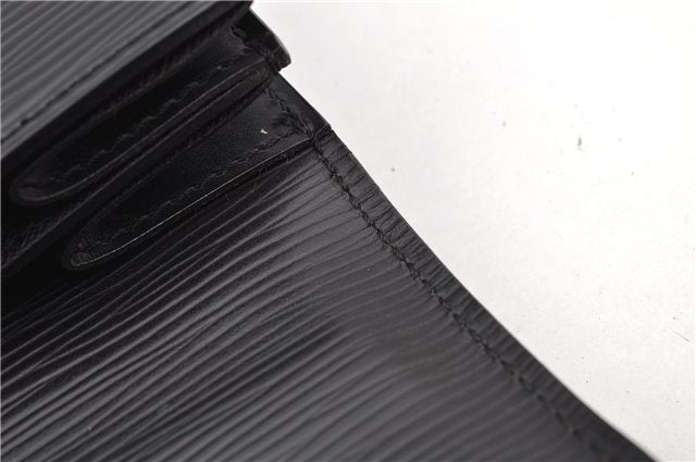 Auth Louis Vuitton Epi Serviette Ambassadeur Black Briefcase M54412 LV 2651G