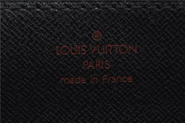 Auth Louis Vuitton Epi Serviette Ambassadeur Black Briefcase M54412 LV 2651G