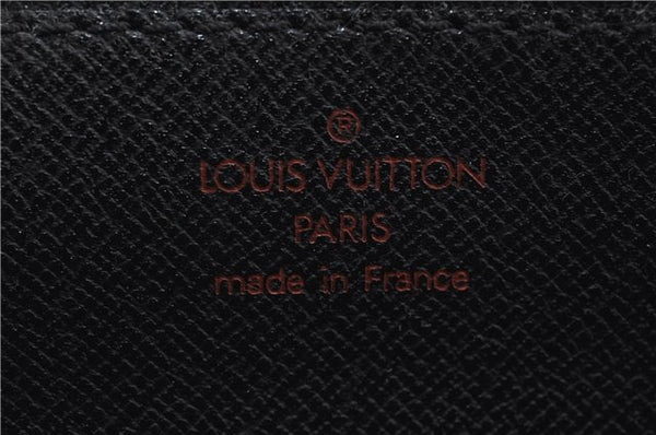 Auth Louis Vuitton Epi Serviette Ambassadeur Black Briefcase M54412 LV 2651G