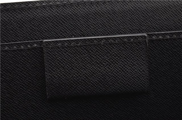 Auth Louis Vuitton Epi Serviette Ambassadeur Black Briefcase M54412 LV 2651G