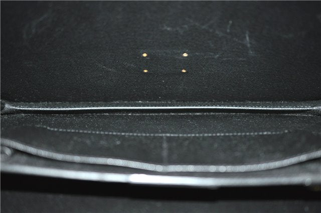 Auth Louis Vuitton Epi Serviette Ambassadeur Black Briefcase M54412 LV 2651G