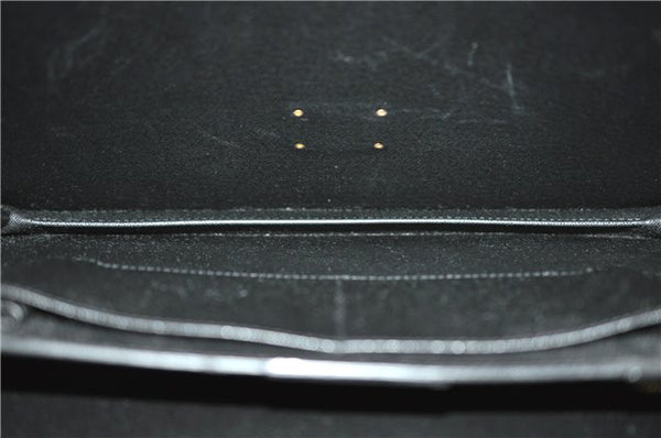 Auth Louis Vuitton Epi Serviette Ambassadeur Black Briefcase M54412 LV 2651G