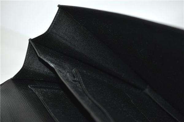 Auth Louis Vuitton Epi Serviette Ambassadeur Black Briefcase M54412 LV 2651G