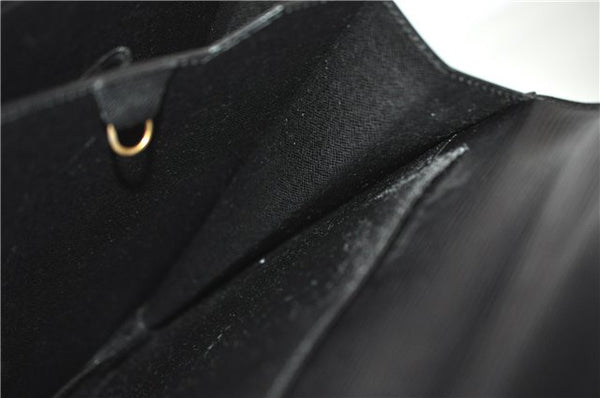 Auth Louis Vuitton Epi Serviette Ambassadeur Black Briefcase M54412 LV 2651G