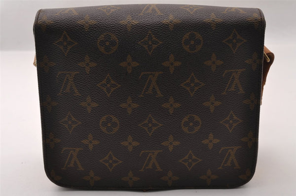 Authentic Louis Vuitton Monogram Cartouchiere MM M51253 Shoulder Cross Bag 2651I