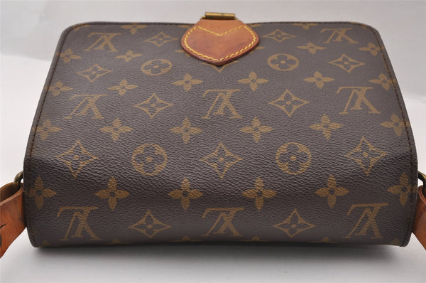 Authentic Louis Vuitton Monogram Cartouchiere MM M51253 Shoulder Cross Bag 2651I