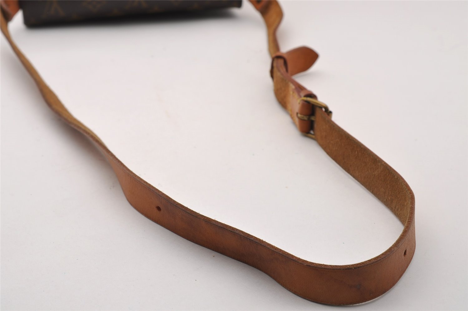 Authentic Louis Vuitton Monogram Cartouchiere MM M51253 Shoulder Cross Bag 2651I