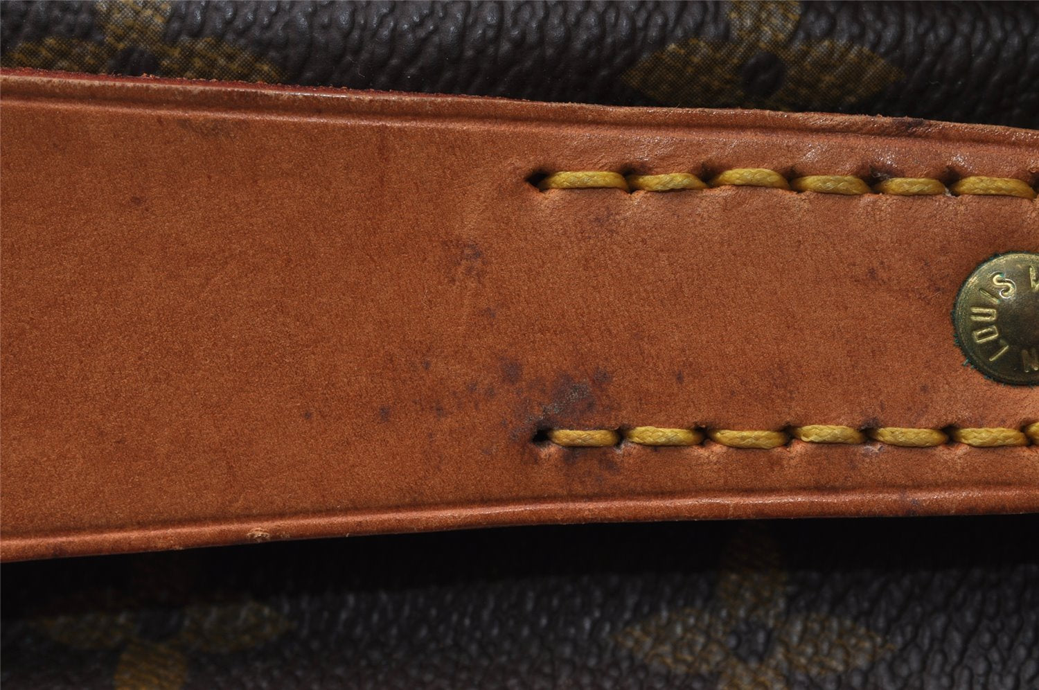 Authentic Louis Vuitton Monogram Cartouchiere MM M51253 Shoulder Cross Bag 2651I