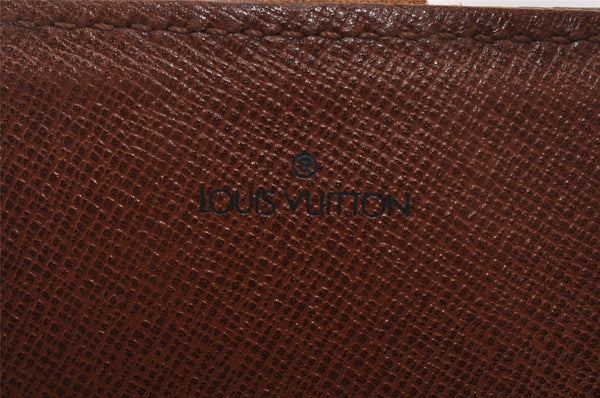 Authentic Louis Vuitton Monogram Cartouchiere MM M51253 Shoulder Cross Bag 2651I