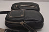 Authentic GUCCI Vintage Waist Body Bag Purse Leather 201846 Black 2651J