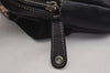 Authentic GUCCI Vintage Waist Body Bag Purse Leather 201846 Black 2651J