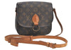 Auth Louis Vuitton Monogram Saint Cloud MM M51243 Shoulder Cross Bag Junk 2652H