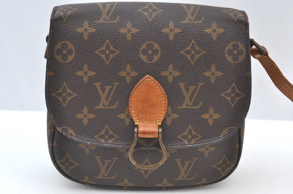 Auth Louis Vuitton Monogram Saint Cloud MM M51243 Shoulder Cross Bag Junk 2652H